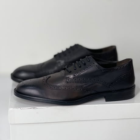 新品 made in Italy wing tip dress shose