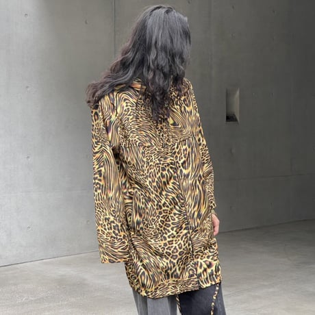 新品 maison margiela 2020aw leopard ove size coat
