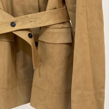 新品 jilsander 2020ss belted coat brown 40