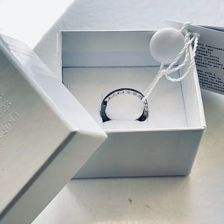 新品 maison margiela 2020aw "cut out" number ring