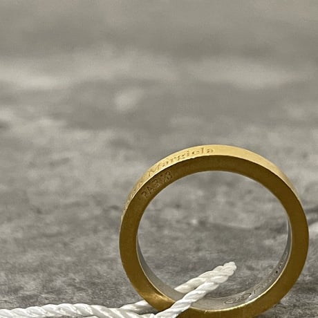新品 maison margiela 2023ss gold ring 14号