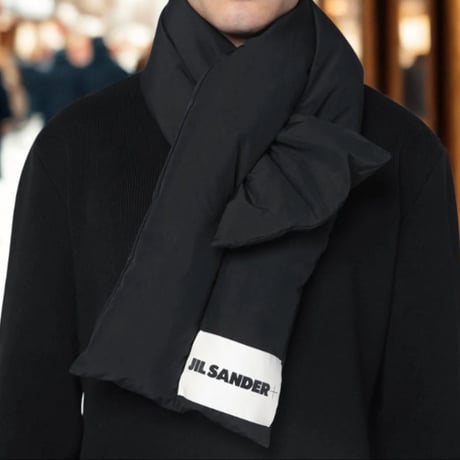 新品 jilsander down muffler black