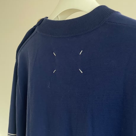 maison margiela shoulder button knit