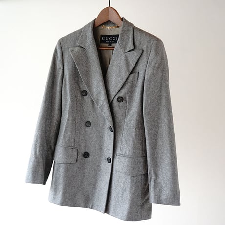 未使用 Gucci cashmere double jacket