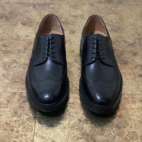 新品 polo ralph lauren 2021aw wing tip dress shose black 43