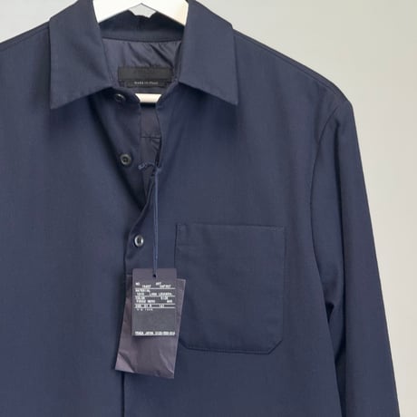 新品 prada logo wool shirt jacket