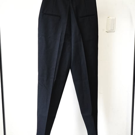 新品 saint laurent paris 2018ss tack trousers black #1