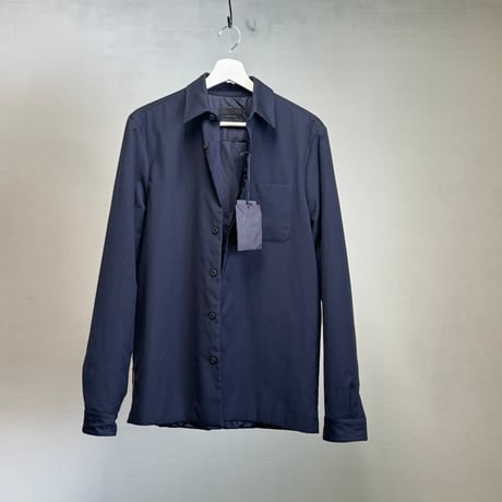 新品 prada logo wool shirt jacket