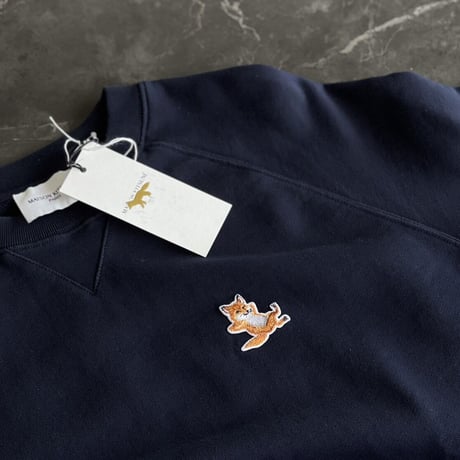 新品 maison kitsune 2023aw fox sweat black L