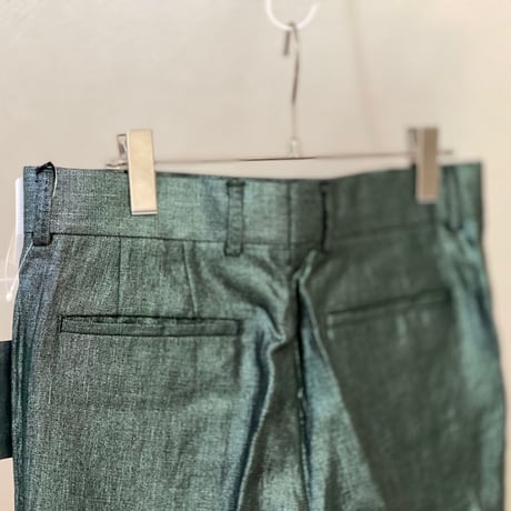 新品 paul smith 2016ss linen "箔" summer suit emerald