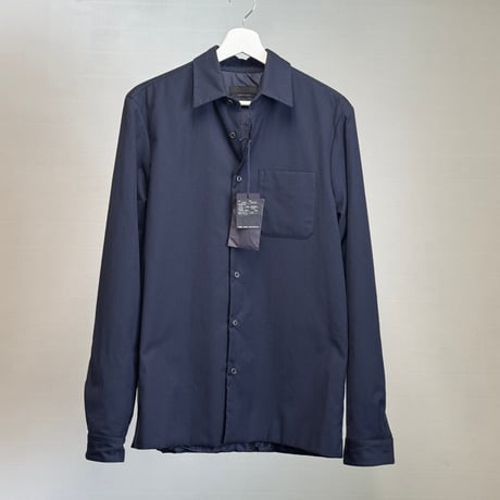 新品 prada logo wool shirt jacket