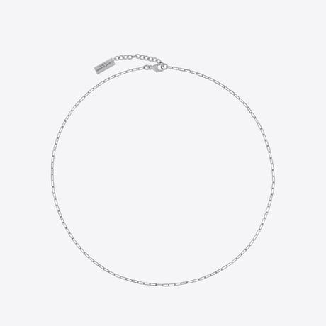 新品 saint laurent 2025 necklace silver