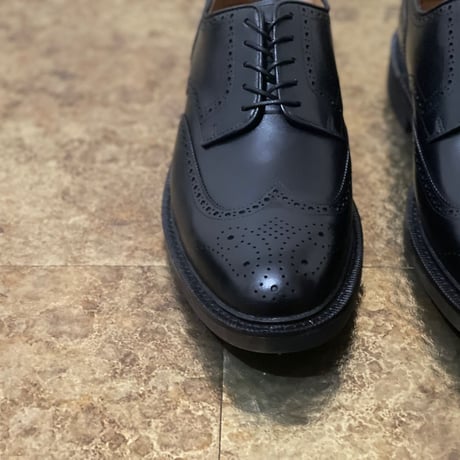 新品 polo ralph lauren 2021aw wing tip dress shose black 43