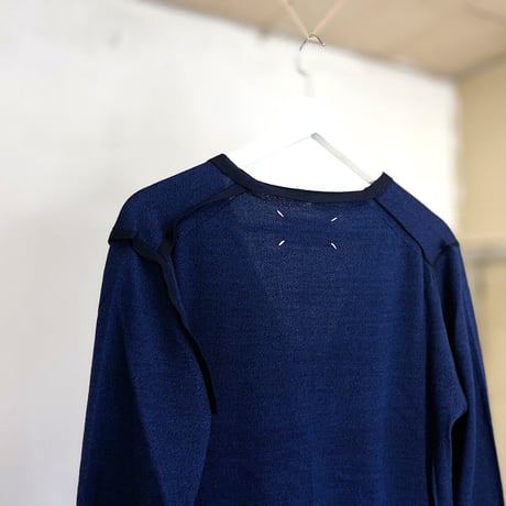 新品 maison margiela 2019aw cardigan navy blue m
