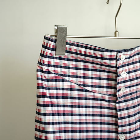 新品 thom browne check set up