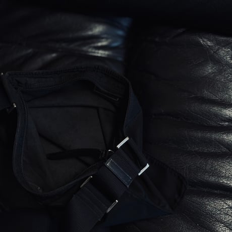 prada nylon logo shoulder bag black #5