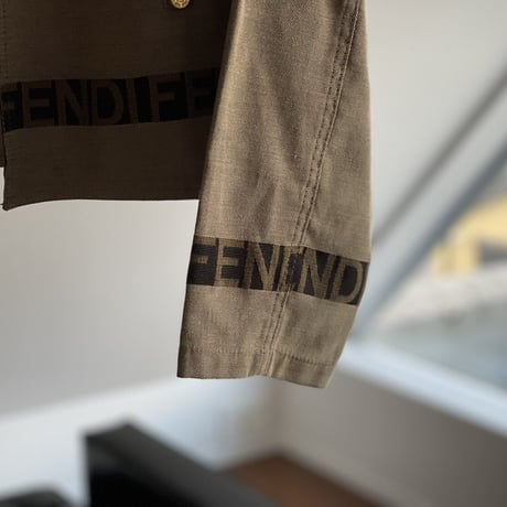 fiend logo zip up jacket