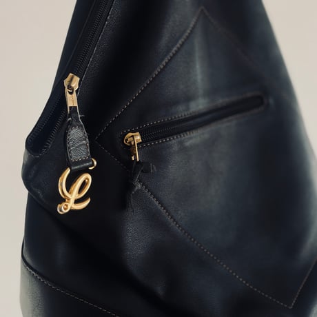 loewe leather bag "anton" black