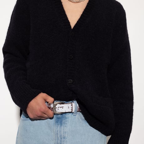 新品 maison margiela 2022aw "penki" leather belt