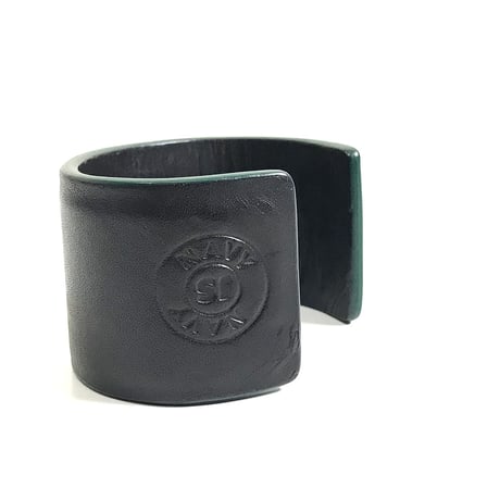 jilsander navy leather bracelet