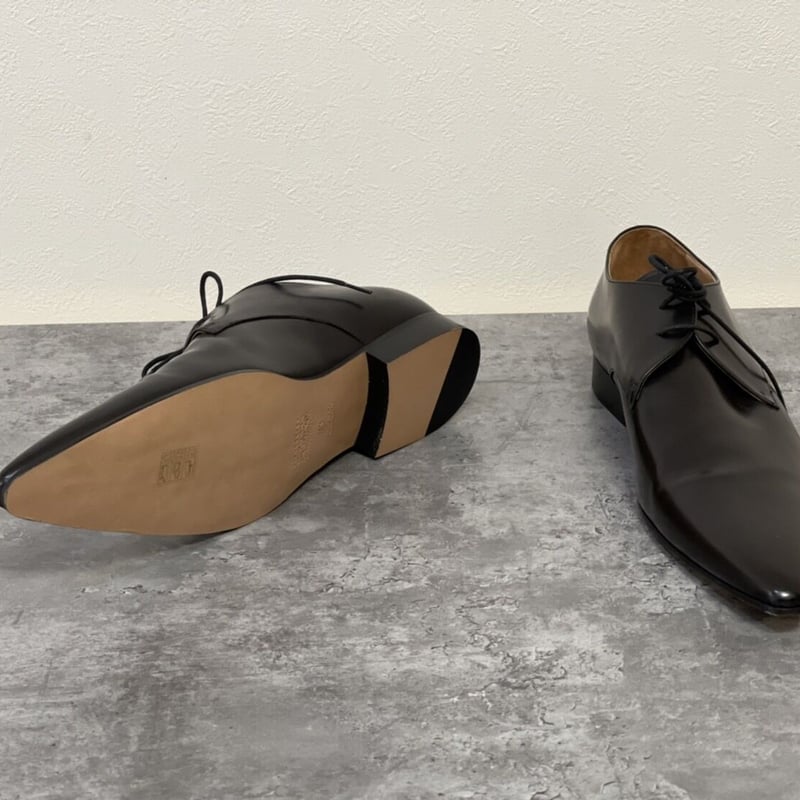 新品 maison margiela 2021ss leather dress shose |