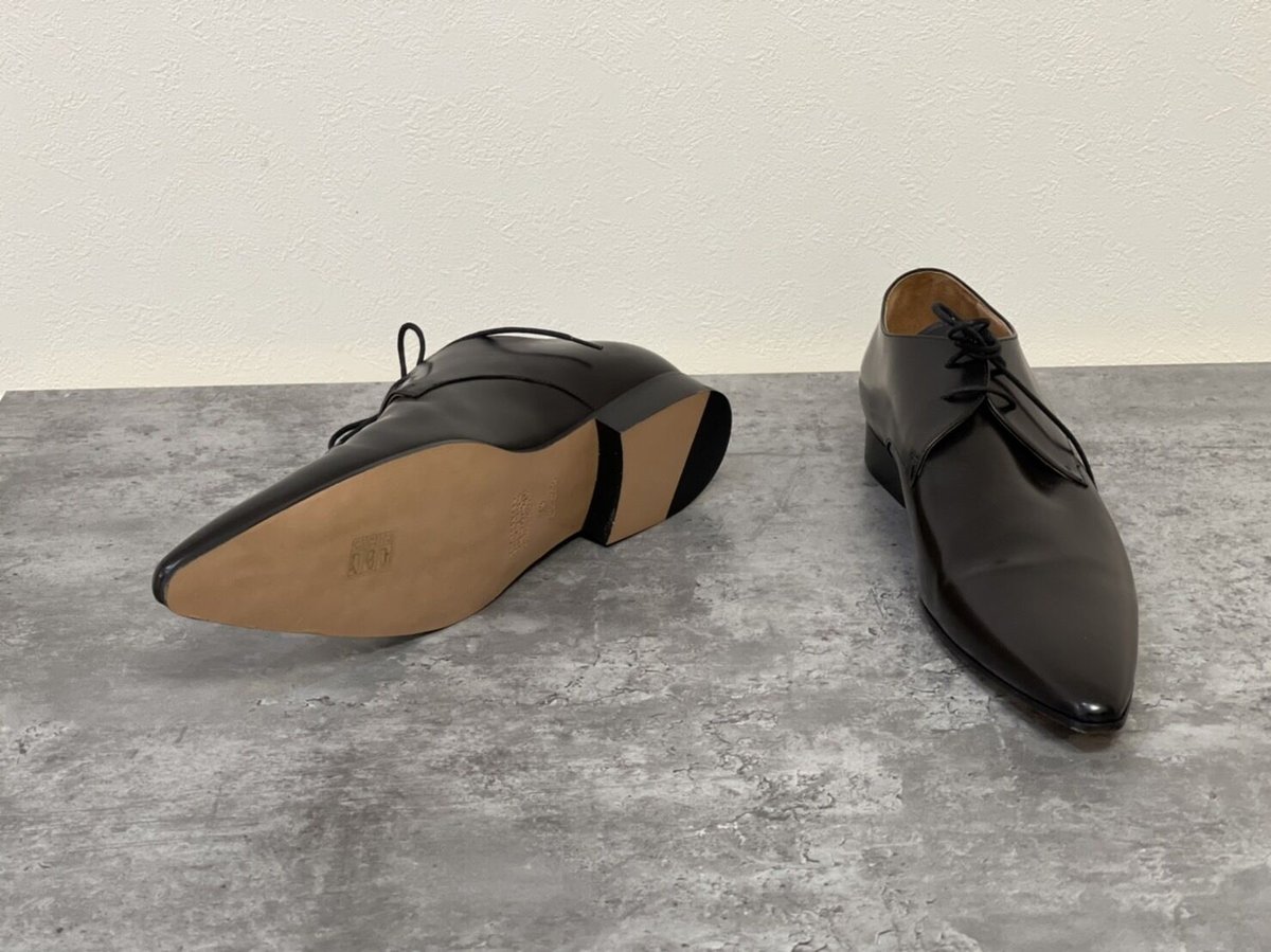 新品 maison margiela 2021ss leather dress shose |