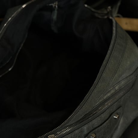 balenciaga leather shoulder bag “A”