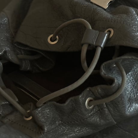 balenciaga leather back pack