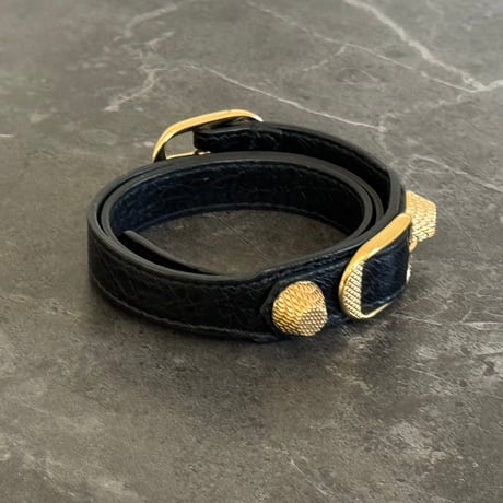 balenciaga leather bracelet