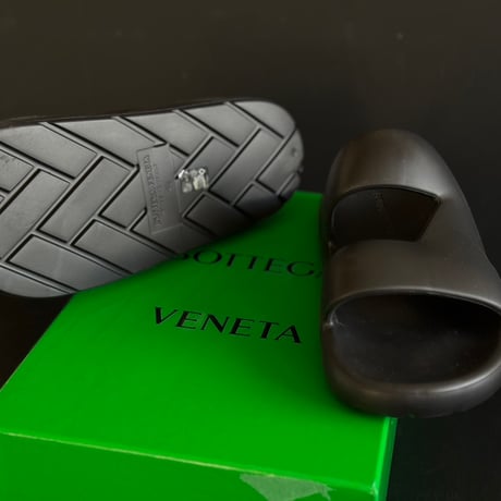 新品 bottega veneta black sandals 41