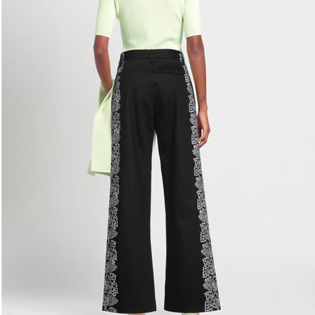 新品 federico cina flare full length trousers 52