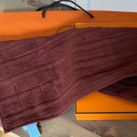 新品 hermes 2024ss stairs towel