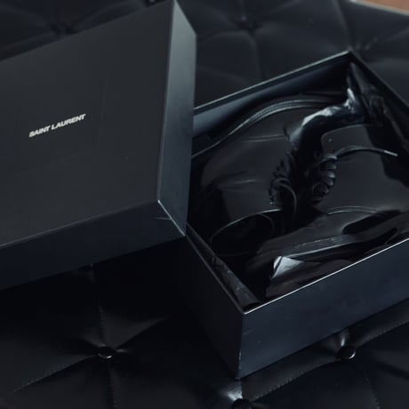saint laurent paris leather boots