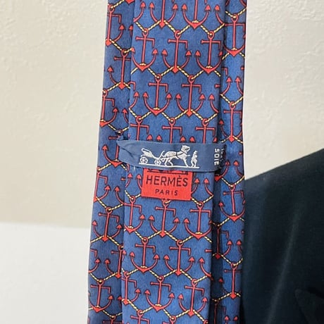 setup suit + hermes necktie #11