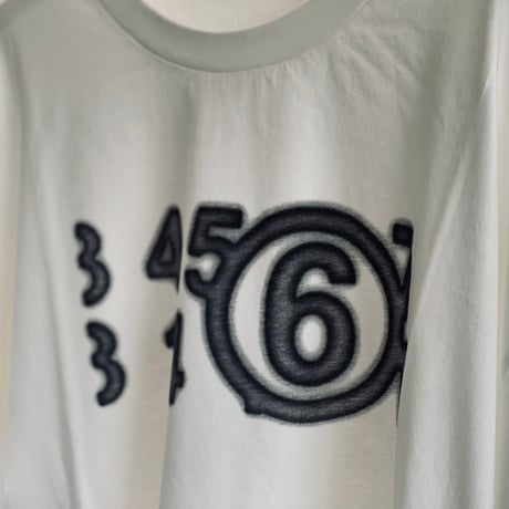 新品 mm6 maison margiela 2023 over size logo tops S
