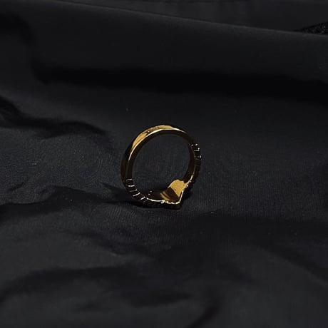 新品 saintlaurent 2021ss ring "a"