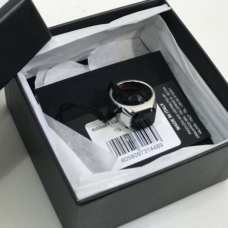 新品 dsquared2 2020ss onyx ring 22号
