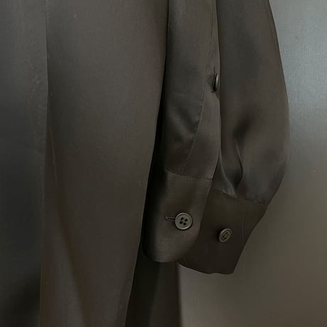 新品 maison margiela over size silk long shirt