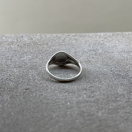 atelier sample silver925 ring"signet" 14号