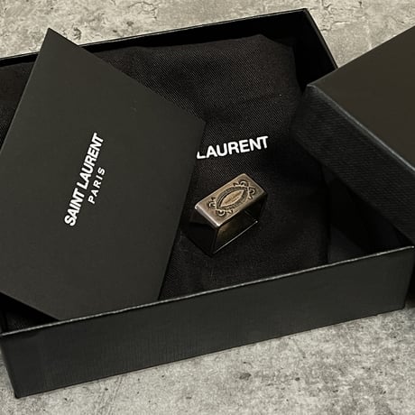 新品 saint laurnt 2021aw signet ring 13号