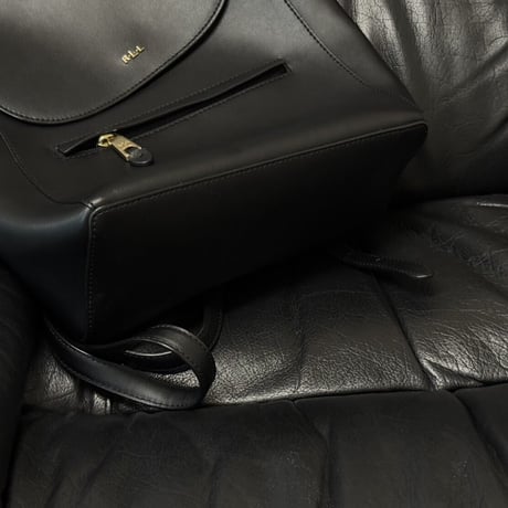 ralph lauren leather backpack