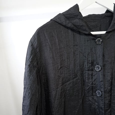 nylon spling coat black