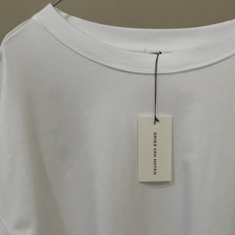 新品dries van noten 2022SS over size tops white