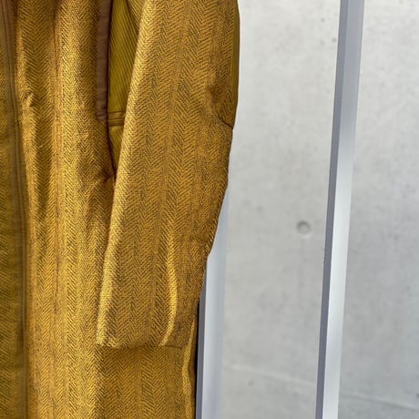 issey miyake fur down long coat