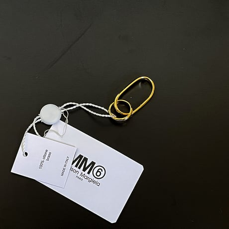 新品 mm6 maison margiela 2019ss ring gold 21号