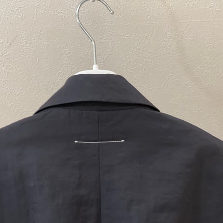 新品 mm6 maison margiela 2020aw nylon doule black blazer 38