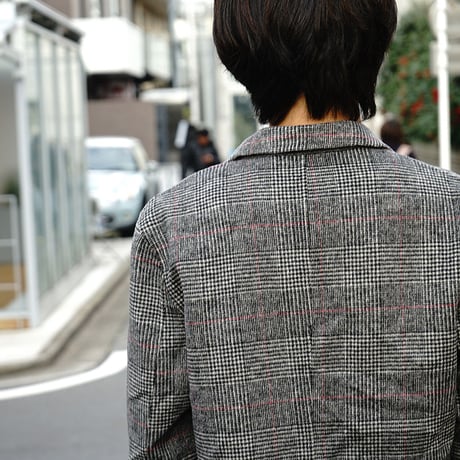 vintage  glen check  Chesterfield coat