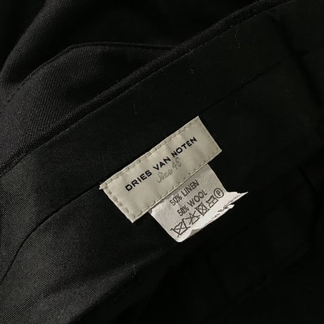 dries van noten wide trousers