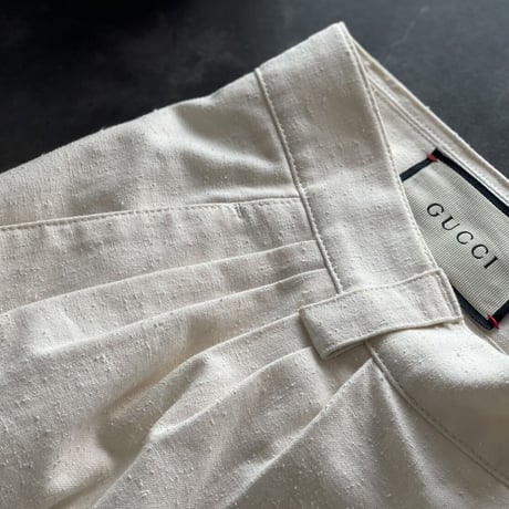 gucci by "alessandro michele" tack wide pants