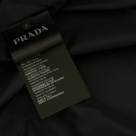 新品 prada logo wool shirt jacket